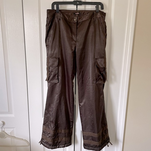 Express Pants - Vintage Express Satin Pants